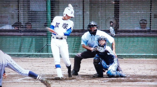 高校野球　飯塚高校　準々決勝-2